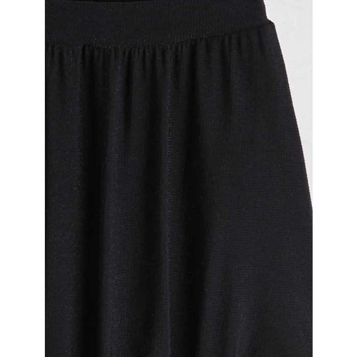 LCW Kids Siyah Beli Lastikli Kız Çocuk Balon Etek