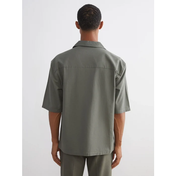 LCW Vision Yeşil Regular Fit Erkek Gömlek