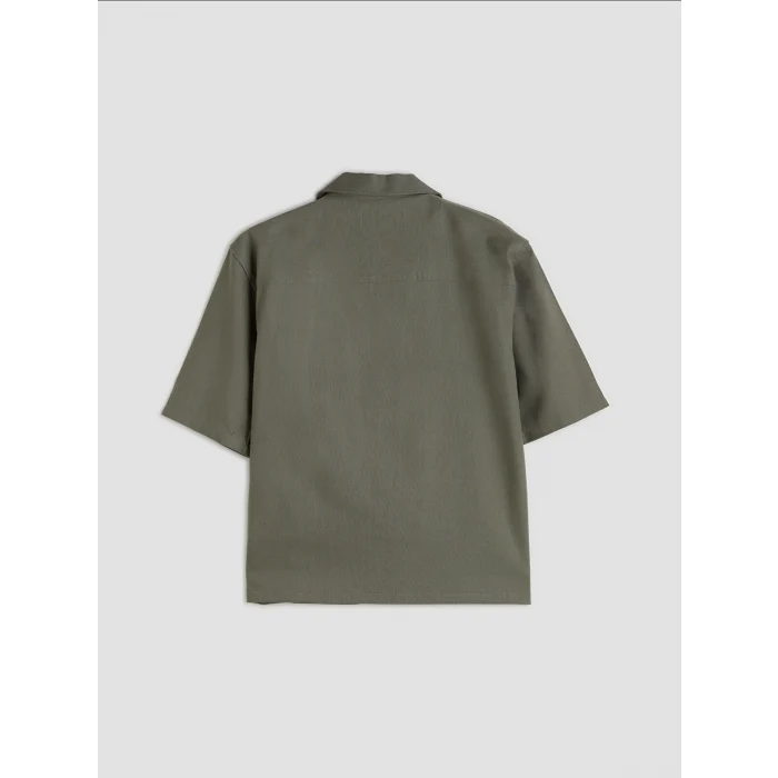 LCW Vision Yeşil Regular Fit Erkek Gömlek