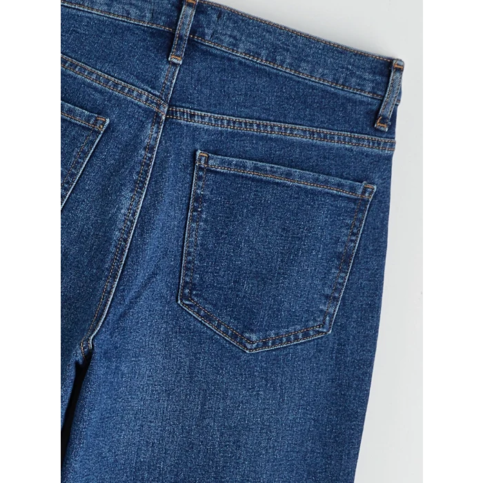 LCW Jeans İndigo Wideleg Kadın Jean Pantolon