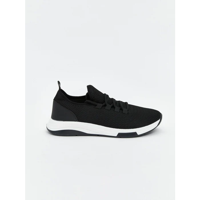 LCW STEPS Siyah Bağcıklı File Detaylı Kadın Spor Ayakkabı