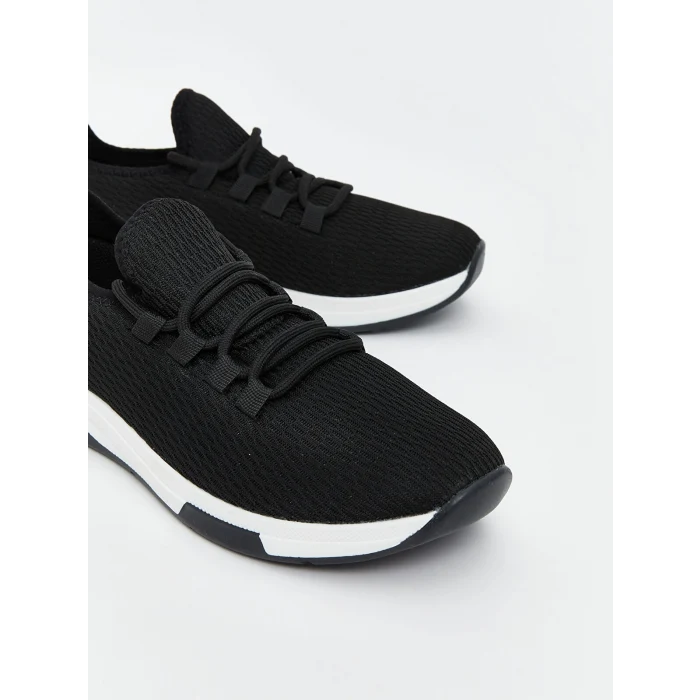 LCW STEPS Siyah Bağcıklı File Detaylı Kadın Spor Ayakkabı