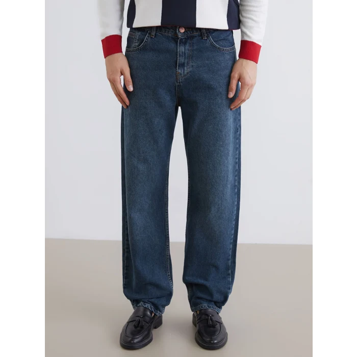 LCW Jeans Yeşil Baggy Fit Erkek Jean Pantolon