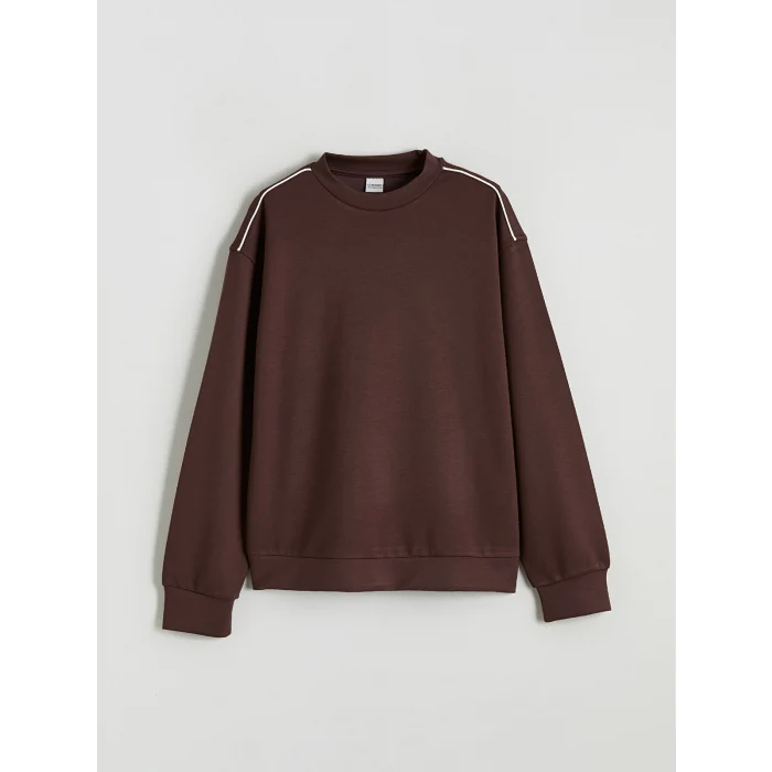 LCW Kids Mürdüm Bisiklet Yaka Kız Çocuk Kalın Sweatshirt