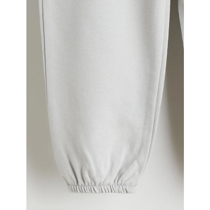 LCW baby Gri Beli Lastikli Erkek Bebek Jogger Eşofman Altı