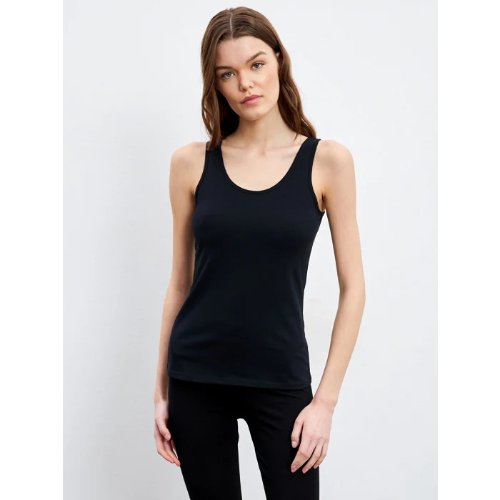 LCW DREAM Siyah U Yaka Kadın Atlet