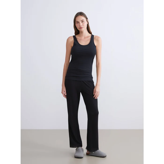 LCW DREAM Siyah U Yaka Kadın Atlet