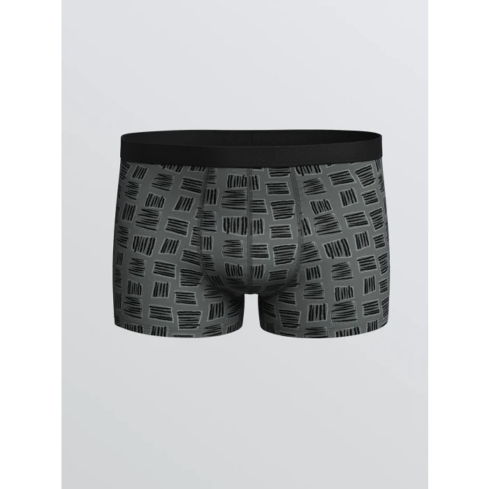 LC WAIKIKI Gri Standart Kalıp Pamuklu Esnek Erkek Boxer 3lü