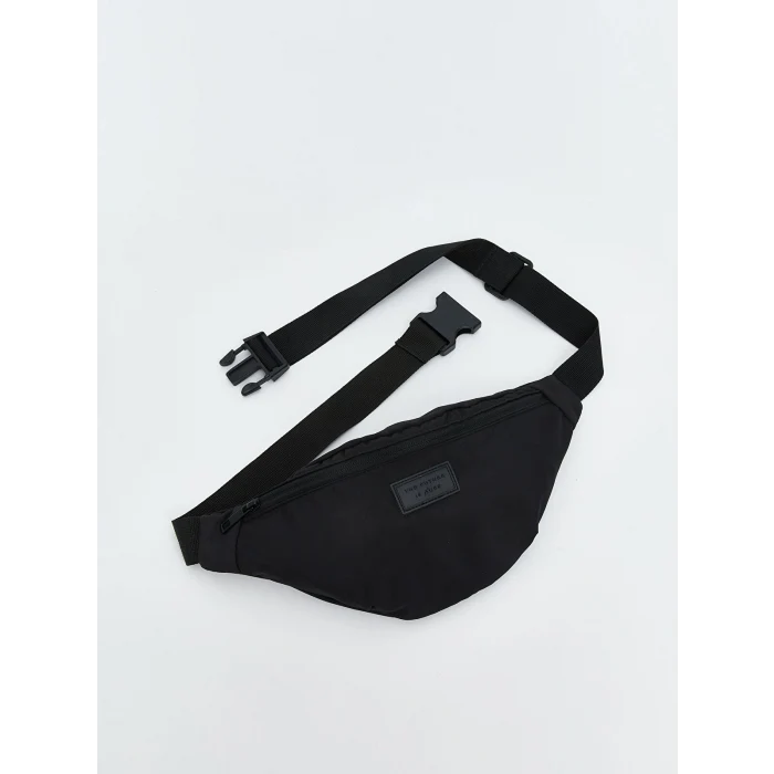 LCW ACCESSORIES Siyah Fermuarlı Erkek Bel Çantası