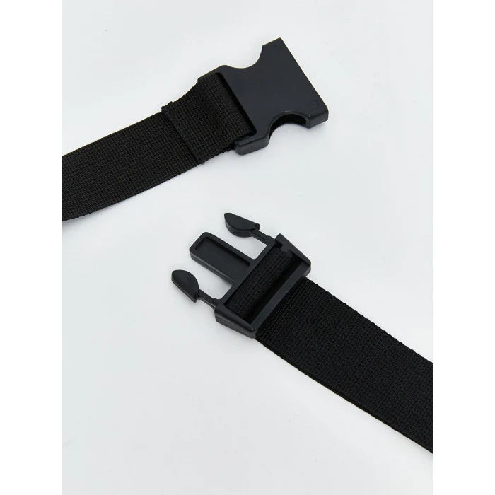 LCW ACCESSORIES Siyah Fermuarlı Erkek Bel Çantası