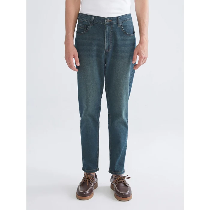 XSIDE Yeşil Loose Fit Erkek Jean Pantolon