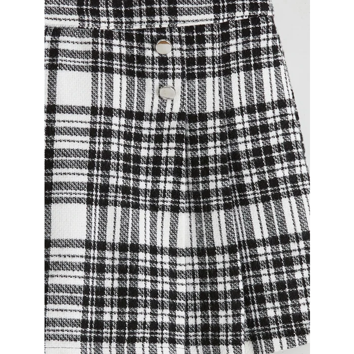 LCW Kids Ekru Beli Lastikli Kız Çocuk Tüvit Şort Etek