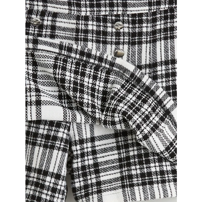 LCW Kids Ekru Beli Lastikli Kız Çocuk Tüvit Şort Etek