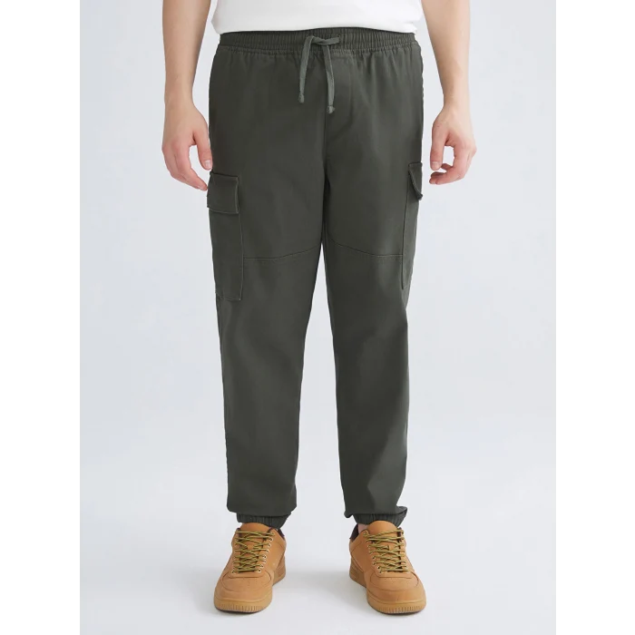 XSIDE Yeşil Standart Kalıp Erkek Kargo Pantolon