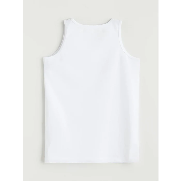 LCW Kids Beyaz Bisiklet Yaka Erkek Çocuk Atlet 2li