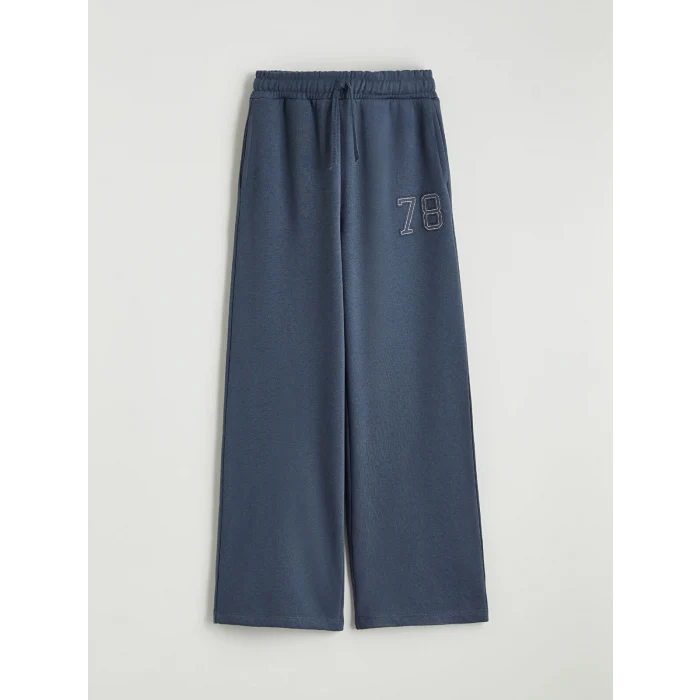 LCW Kids Antrasit Beli Lastikli Kız Çocuk Eşofman Altı