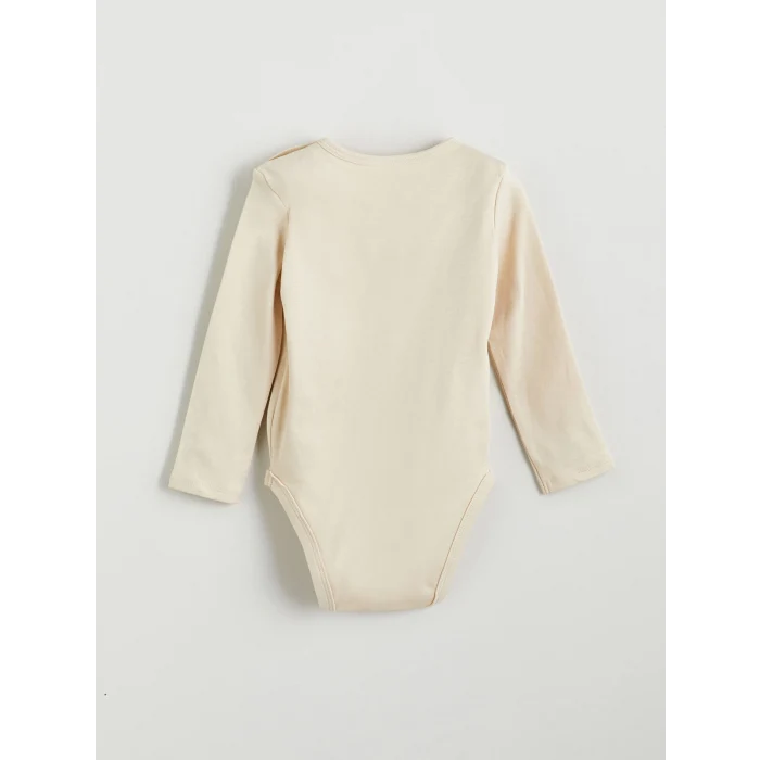 LCW baby Mavi Baskılı Erkek Bebek Çıtçıtlı Body 2li