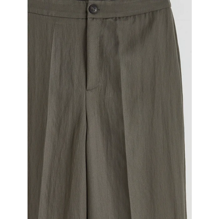 LCW Vision Antrasit Dar Fit Geniş Paça Kadın Pantolon