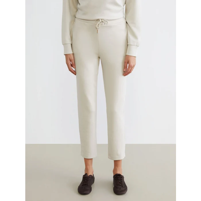 LCW Vision Gri Beli Lastikli Kadın Eşofman Altı