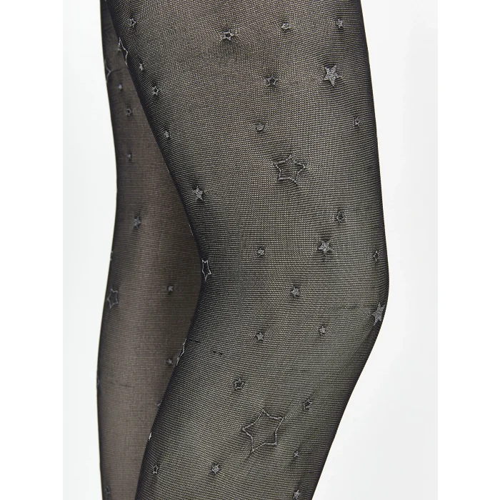 LCW Kids Siyah Kız Çocuk Ince Külotlu Çorap 2li