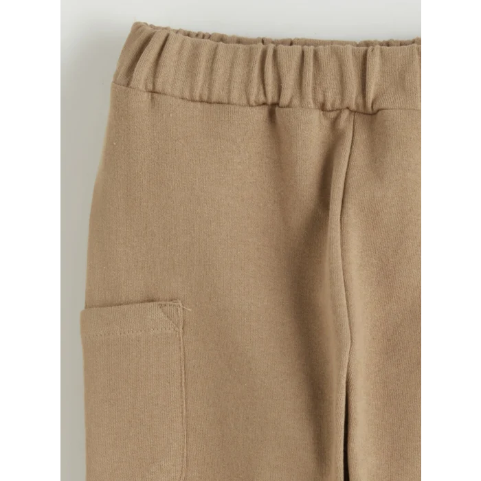 LCW baby Kahverengi Beli Lastikli Basic Erkek Bebek Jogger Eşofman Altı