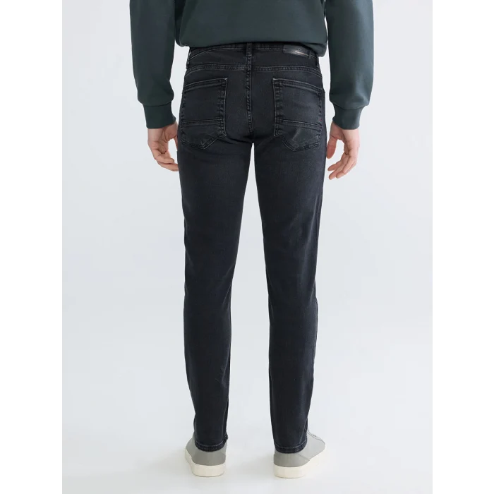 LCW Jeans Siyah 750 Slim Fit Erkek Jean Pantolon