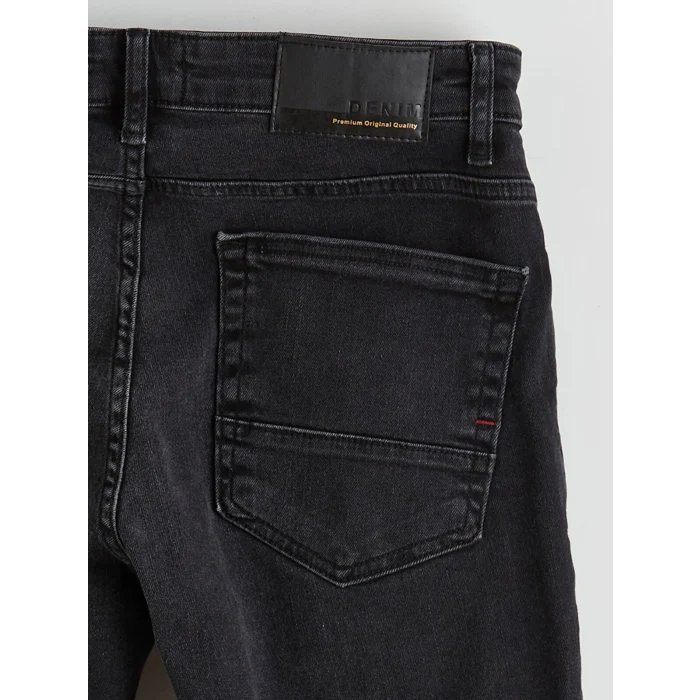 LCW Jeans Siyah 750 Slim Fit Erkek Jean Pantolon
