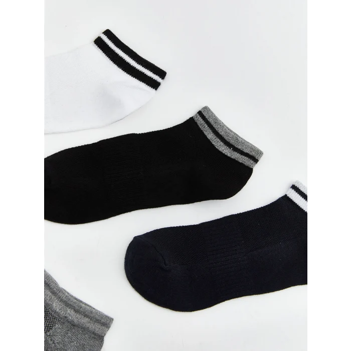 LCW ACCESSORIES Karışık Çizgili Erkek Patik Çorap 5li