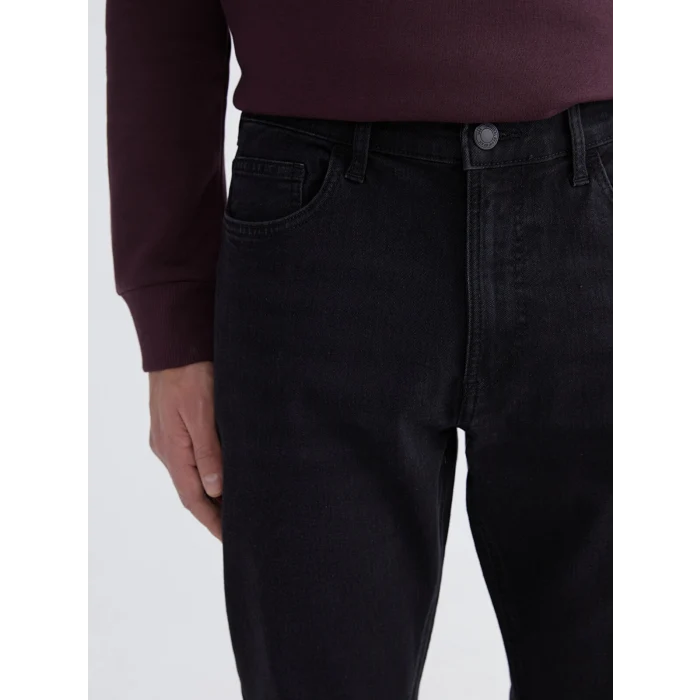 LCW Jeans Siyah 779 Regular Fit Erkek Jean Pantolon