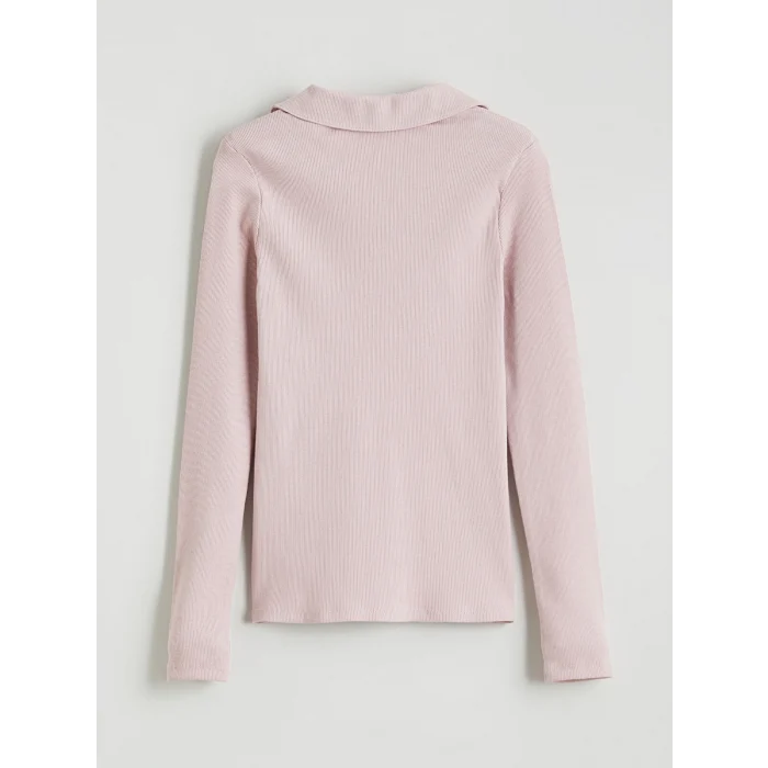 LCW Kids Pembe Polo Yaka Kız Çocuk Tişört