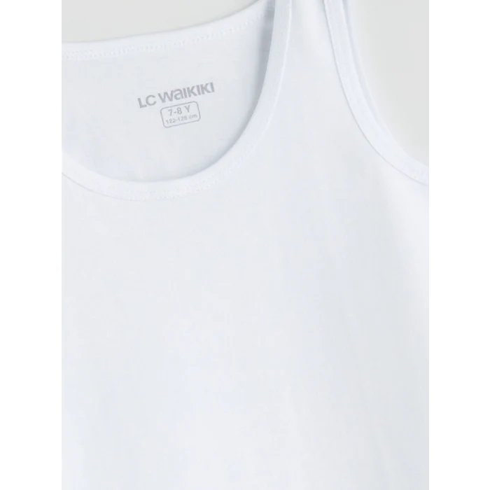 LCW Kids Gri Bisiklet Yaka Erkek Çocuk Atlet 5li