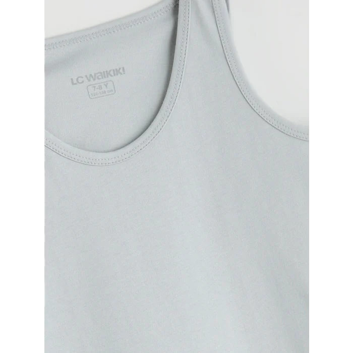 LCW Kids Gri Bisiklet Yaka Erkek Çocuk Atlet 5li