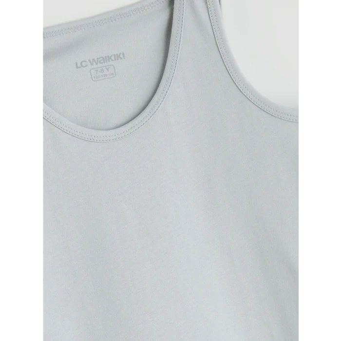 LCW Kids Gri Bisiklet Yaka Erkek Çocuk Atlet 5li