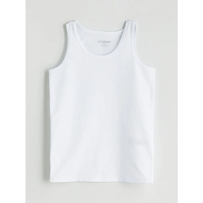 LCW Kids Gri Bisiklet Yaka Erkek Çocuk Atlet 5li