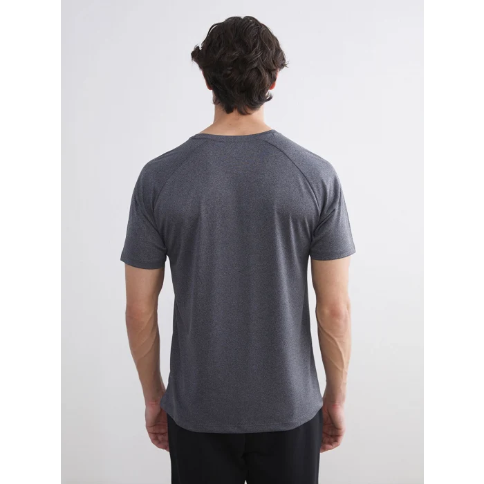 XSIDE ACTIVE Antrasit Bisiklet Yaka Erkek Tişört