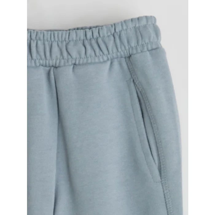 LCW baby Bej Bisiklet Yaka Çizgili Erkek Bebek Sweatshirt ve Eşofman Alt