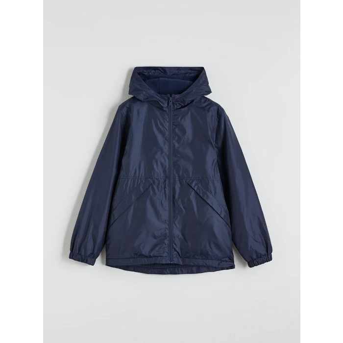 LCW Kids Lacivert Kapüşonlu Erkek Çocuk Mont