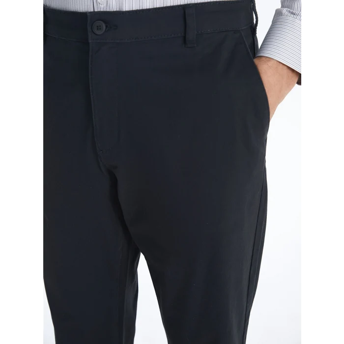 LCWAIKIKI Classic Antrasit Dar Kalıp Erkek Chino Pantolon