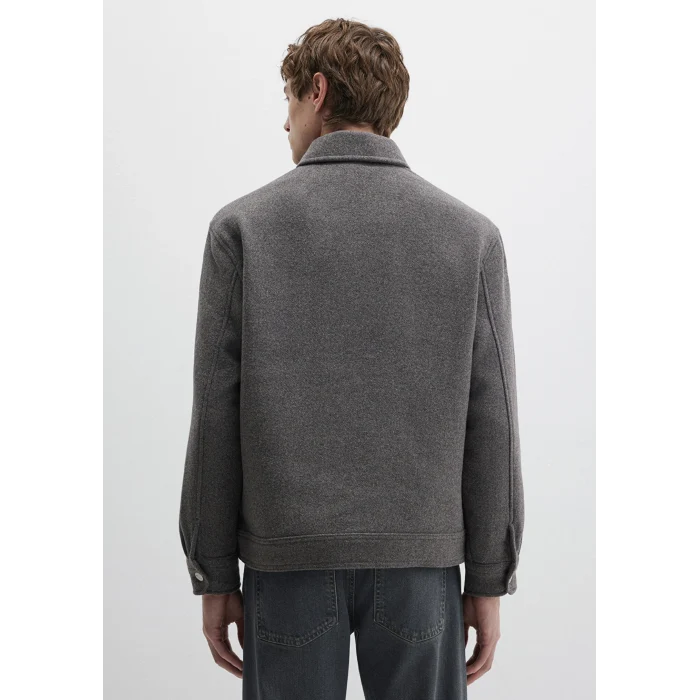 Mavi 0211804-80024 Yün Karışımlı Gri Gömlek