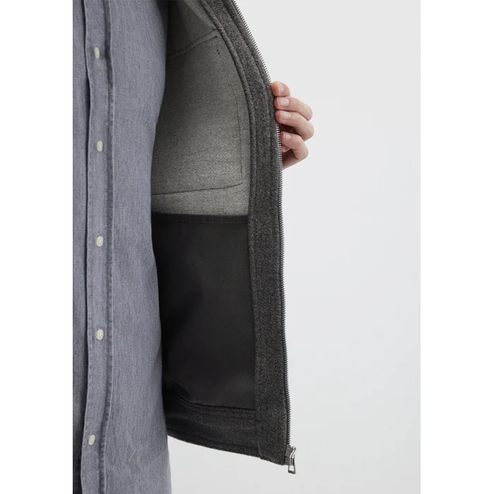 Mavi 0211804-80024 Yün Karışımlı Gri Gömlek