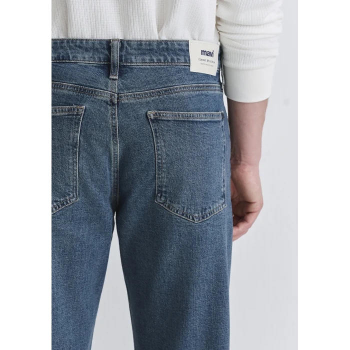 Mavi 0019166-87850 Marlon Foggy Blue Classic Denim Mavi Jean Pantolon