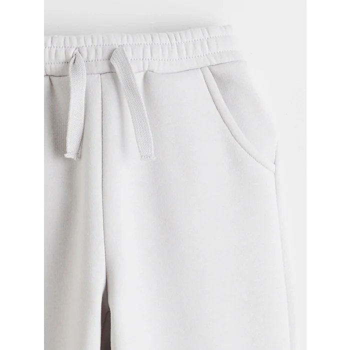 LCW Kids Gri Dinozor Baskılı Erkek Çocuk Sweatshirt ve Eşofman Altı