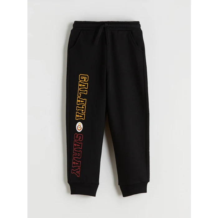 LCW Kids Siyah Galatasaray Baskılı Erkek Çocuk Eşofman Takım