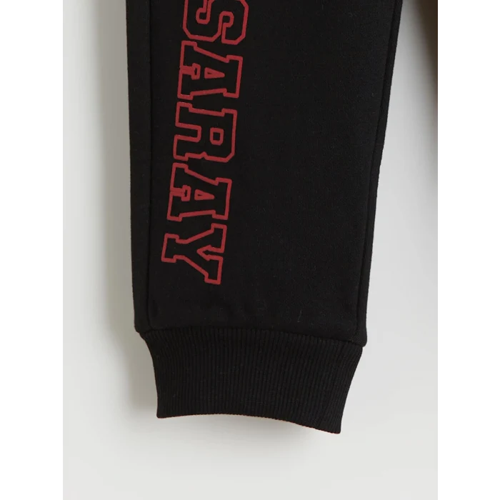 LCW Kids Siyah Galatasaray Baskılı Erkek Çocuk Eşofman Takım