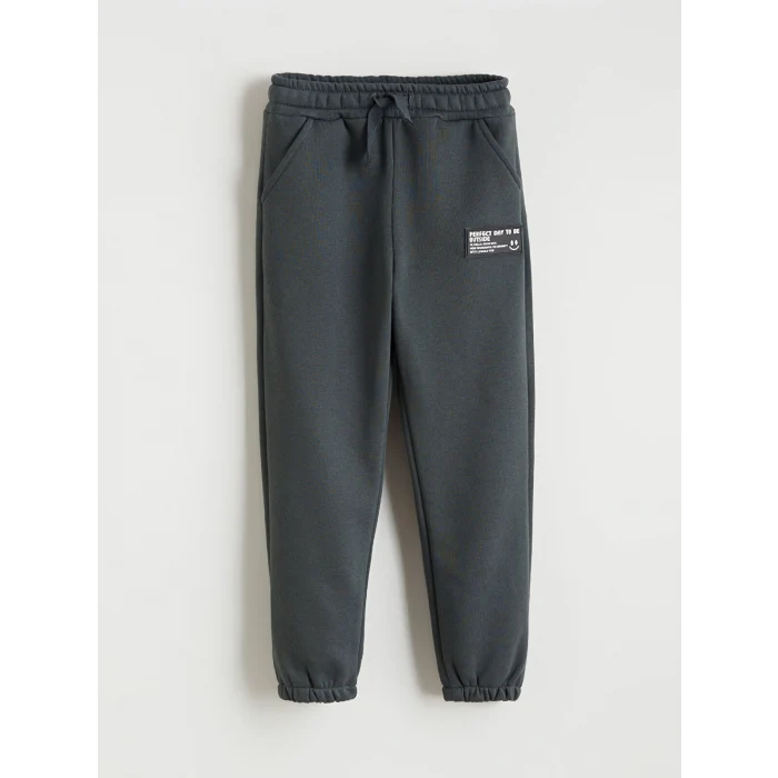 LCW Kids Bej Beli Lastikli Erkek Çocuk Jogger Eşofman Alt 2li