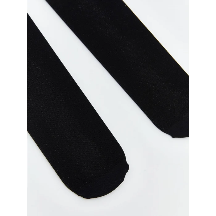 LCW Kids Ekru Simli Kız Çocuk Külotlu Çorap 2li