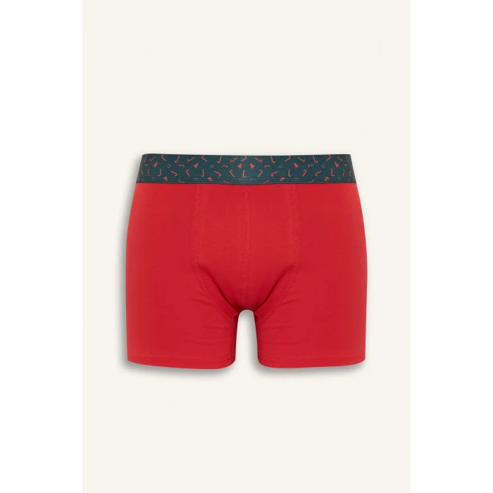 Defacto F9946AXNV135 Lacivert Regular Fit 3lü Boxer