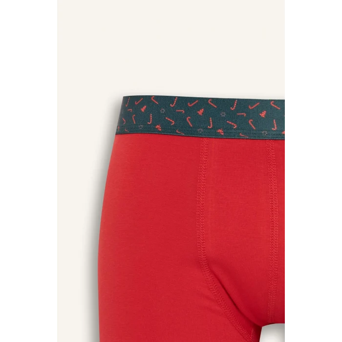 Defacto F9946AXNV135 Lacivert Regular Fit 3lü Boxer