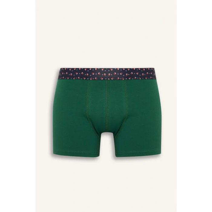 Defacto F9946AXNV135 Lacivert Regular Fit 3lü Boxer