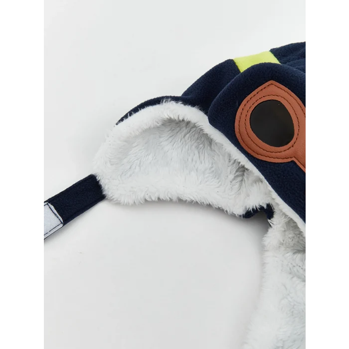 LCW ACCESSORIES Lacivert Nakışlı Erkek Çocuk Kar Şapkası